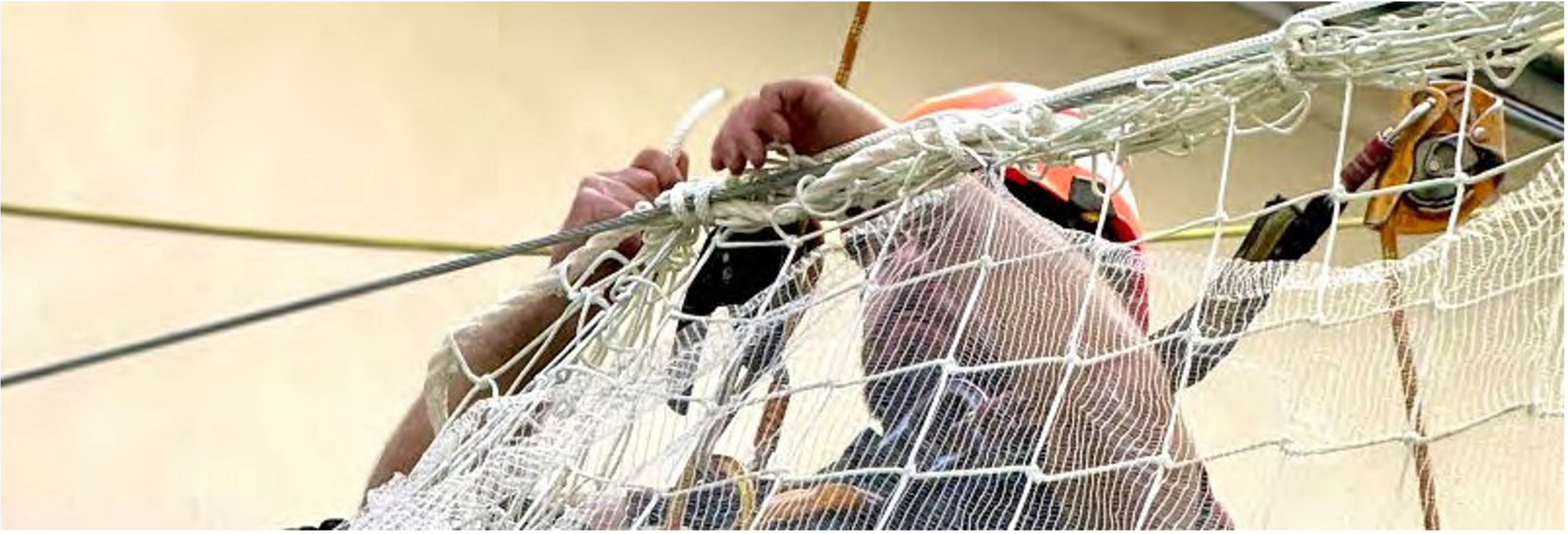 Équipement d'une main courante sur un site industriel non équipé